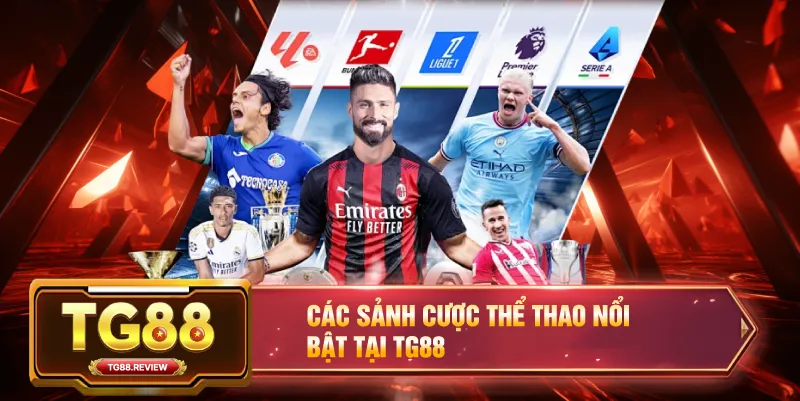 Các Sảnh Cược Thể Thao Nổi Bật Tại TG88